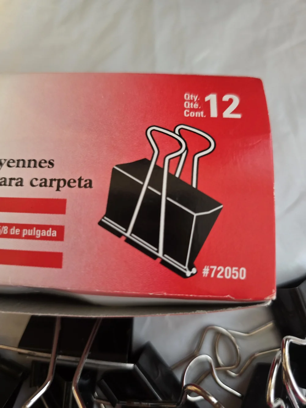 ACCO Medium Black Binder Clips - 30 Count New